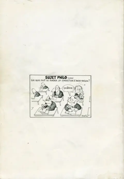 Verso de l'album Ça manque de femmes !