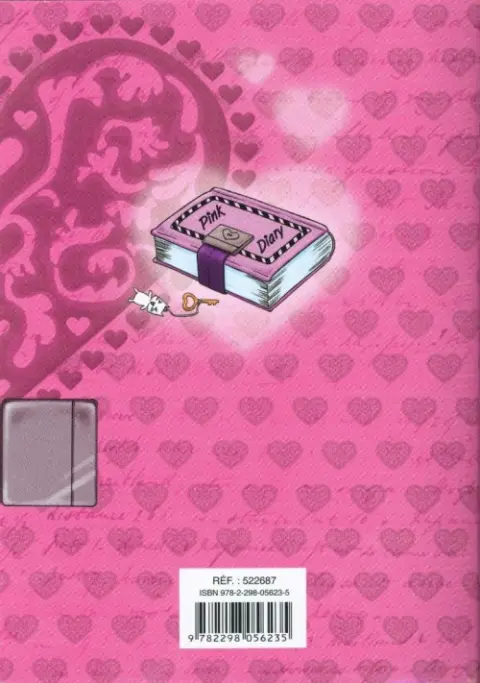 Verso de l'album Pink Diary Intégrale 1 - 2