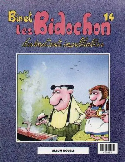 Verso de l'album Les Bidochon Tomes 13 et 14 La vie de mariage / Des instants inoubliables