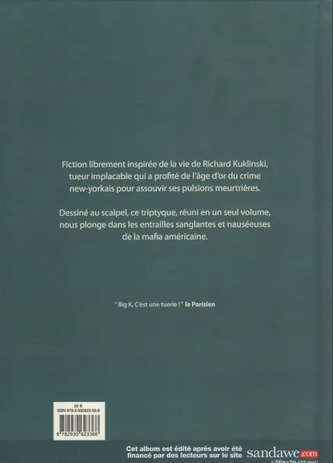 Verso de l'album Big K L'intégrale