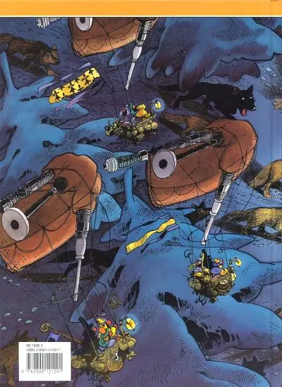 Verso de l'album Bizu Tome 6 La houle aux loups