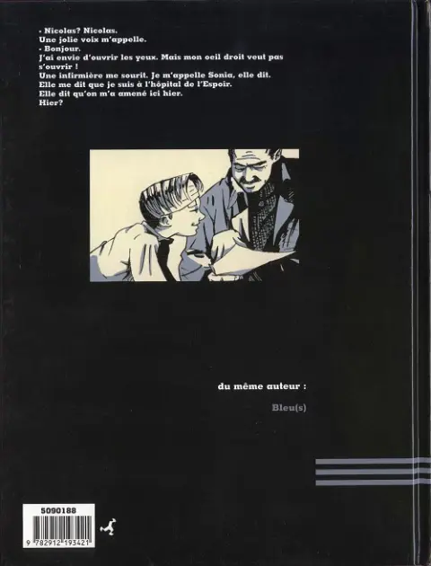 Verso de l'album Bleu(s)