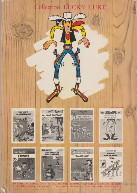 Verso de l'album Lucky Luke Tome 2 Rodéo