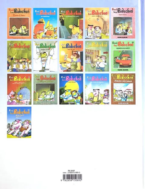 Verso de l'album Les Bidochon Tome 7 Les Bidochons assujettis sociaux