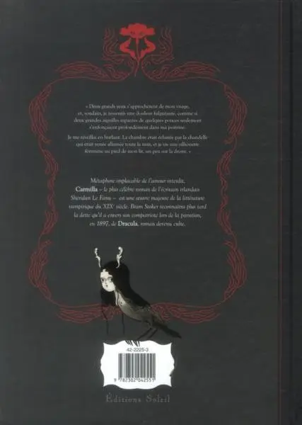 Verso de l'album Carmilla