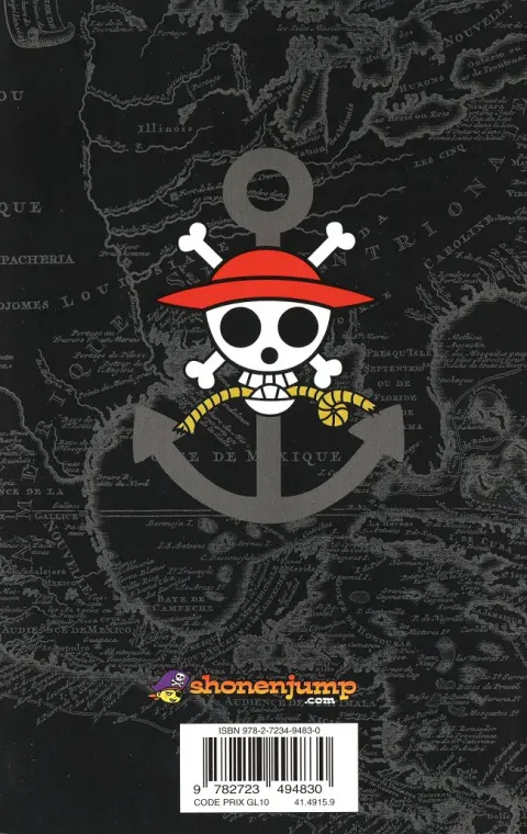 Verso de l'album One Piece Tome 27 Prélude