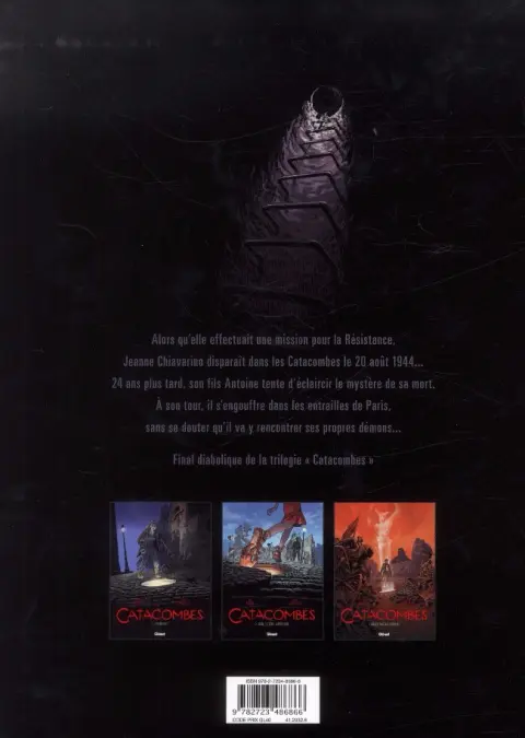 Verso de l'album Catacombes Tome 3 Sous les pavés les entrailles