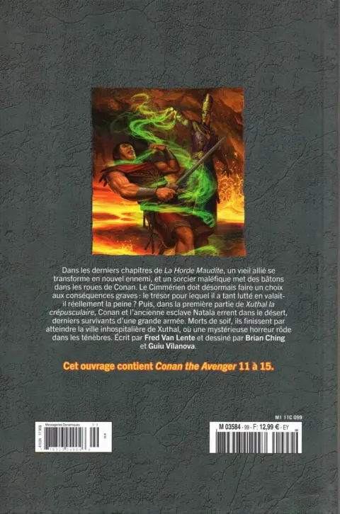 Verso de l'album The Savage Sword of Conan - La Collection Tome 99 Xuthal la Crépusculaire