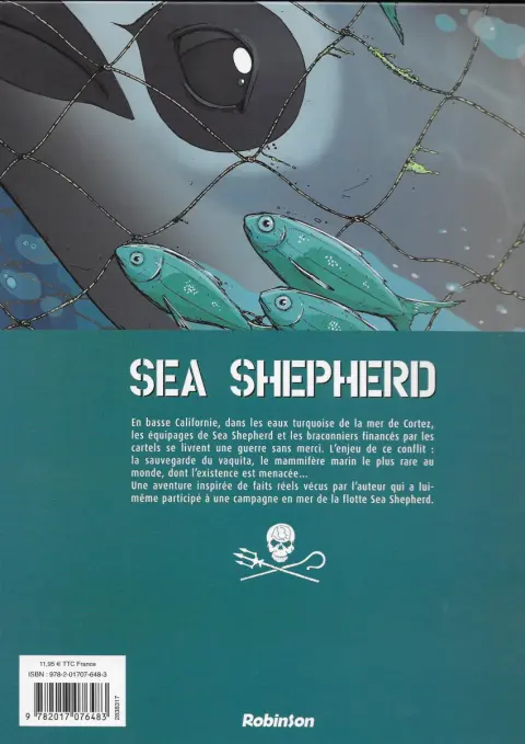 Verso de l'album Sea Shepherd 1 Milagro