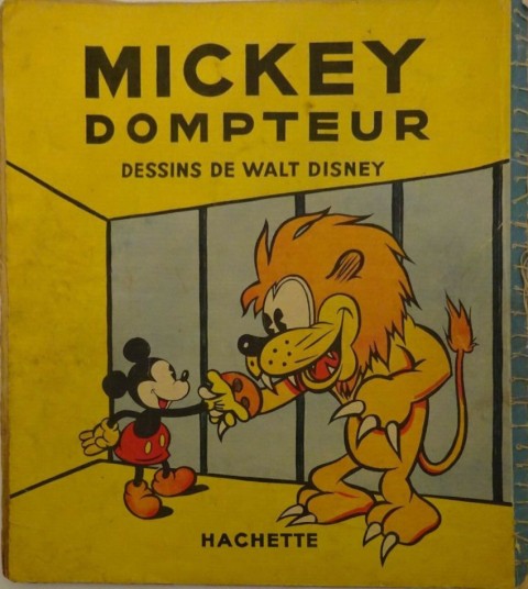 Verso de l'album Mickey Mickey dompteur