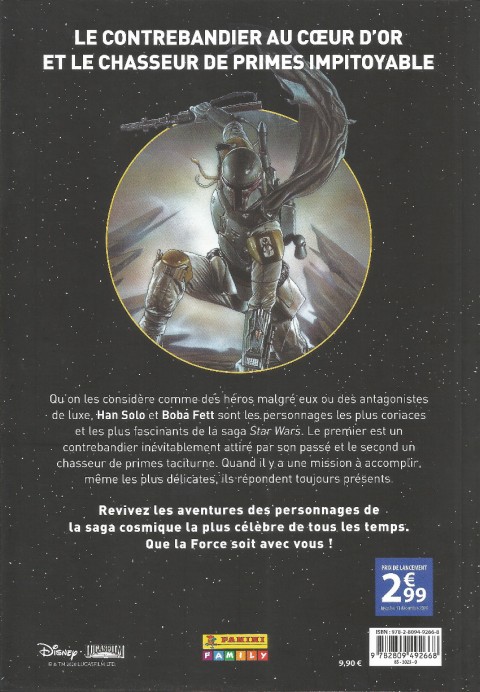 Verso de l'album Star Wars - Histoires galactiques 3 Han Solo & Boba Fett