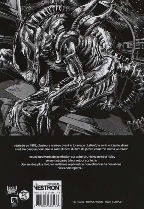 Verso de l'album Aliens Volume 1 Intégrale
