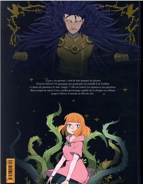 Verso de l'album Rose & Crow Livre 1
