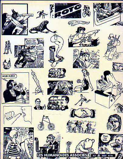 Verso de l'album Charlie Hebdo - La Revue de presse de Charlie Hebdo 1969-1981 Complet !