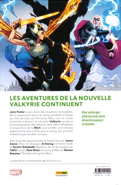 Verso de l'album Valkyrie 2 A la fin de toute chose