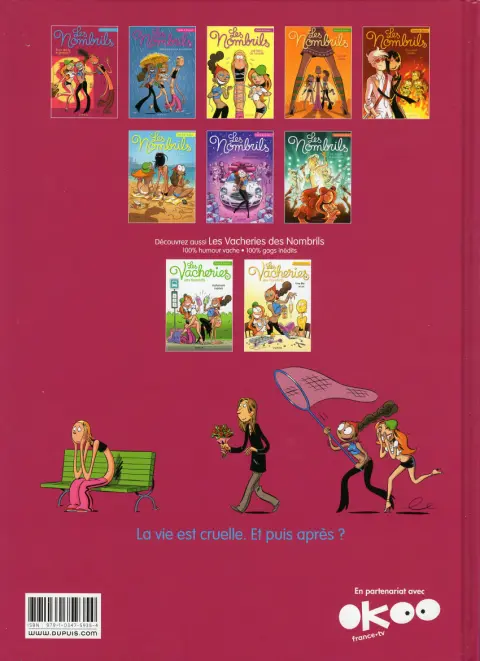 Verso de l'album Les Nombrils Tome 1 Pour qui tu te prends ?