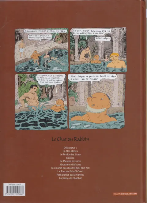 Verso de l'album Le Chat du Rabbin Tome 5 Jérusalem d'Afrique