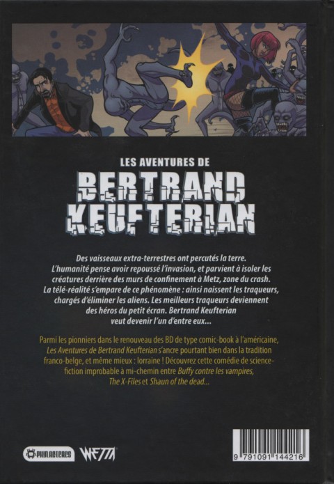 Verso de l'album Les aventures de Bertrand Keufterian Les Aventures de Bertrand Keufterian