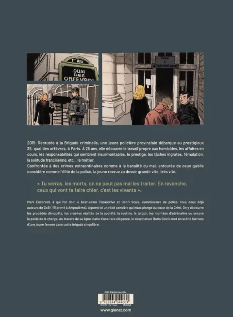 Verso de l'album Cristal 417