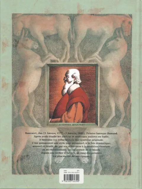Verso de l'album Bouvaert, élégie pour un âne