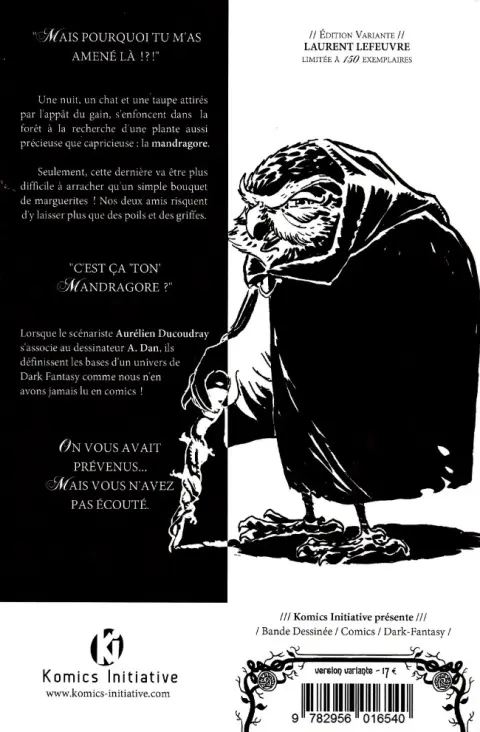Verso de l'album Namta N° 1 Une veine de pendu