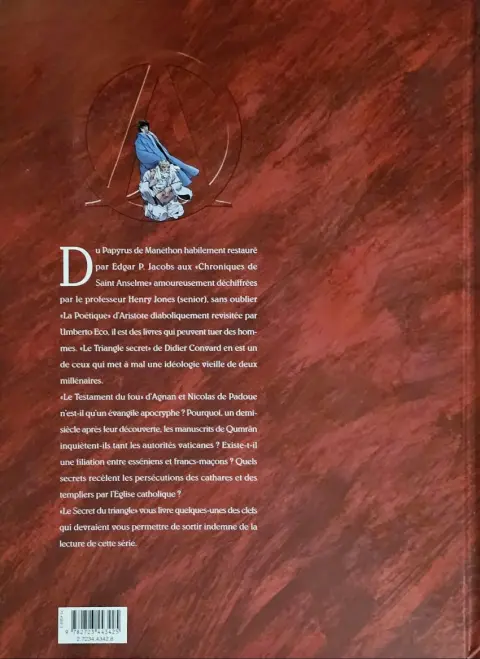 Verso de l'album Le Triangle secret Dans le secret du triangle
