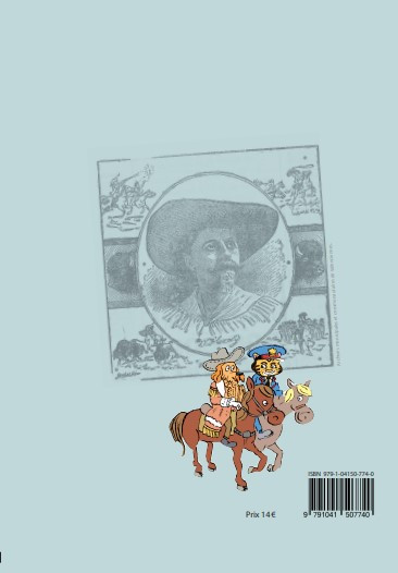 Verso de l'album L'agence British Pudding 1 L'affaire Buffalo Bill à Valenciennes