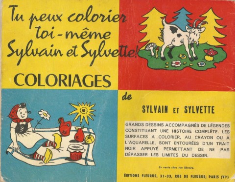 Verso de l'album Sylvain et Sylvette Tome 25 A la poursuite de l'auto verte