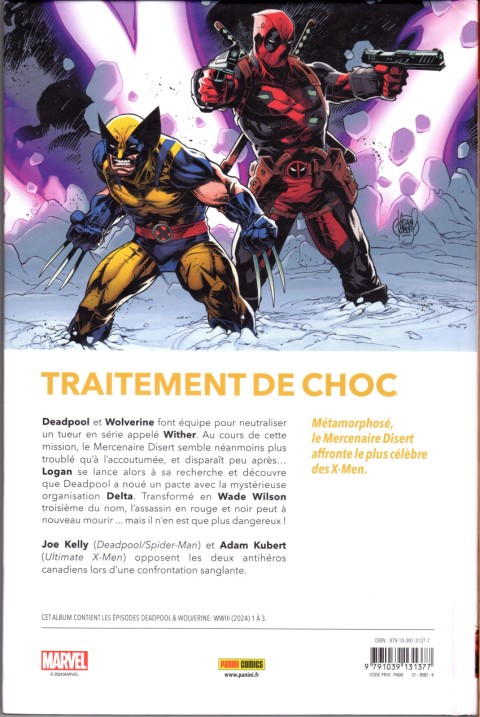 Verso de l'album Deadpool & Wolverine WW III