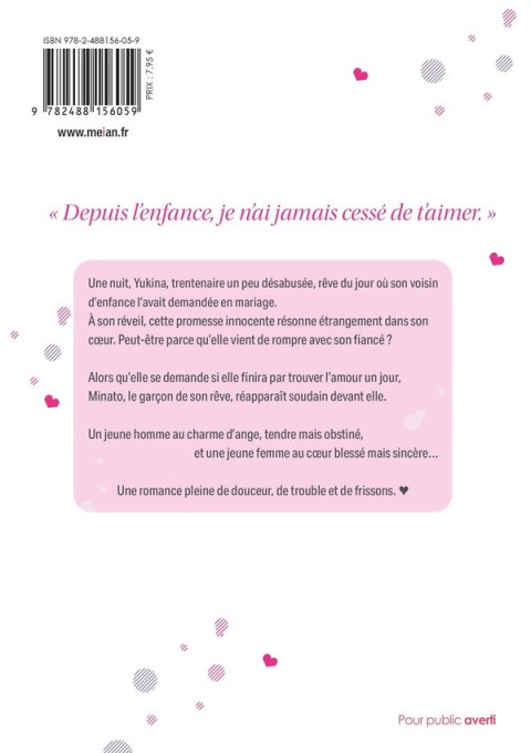 Verso de l'album Alors, sois tout à moi