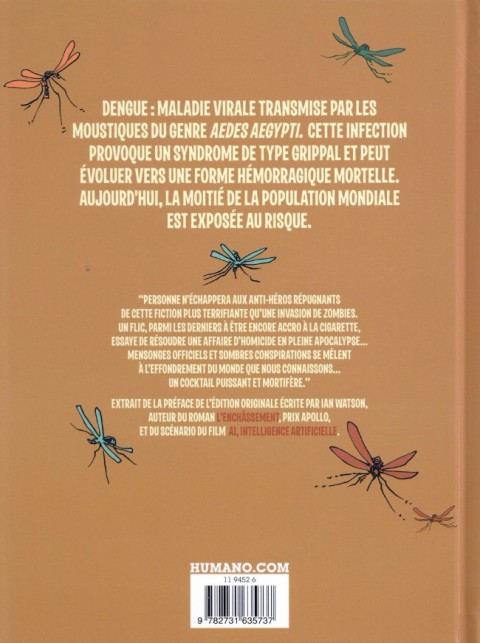 Verso de l'album Dengue