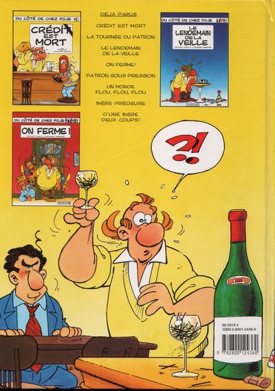 Verso de l'album Du côté de chez Poje Tome 8 D'une bière deux coups !