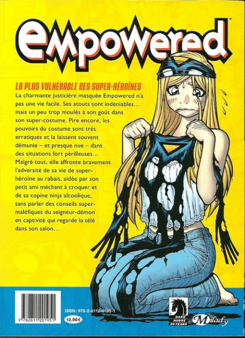 Verso de l'album Empowered Tome 1