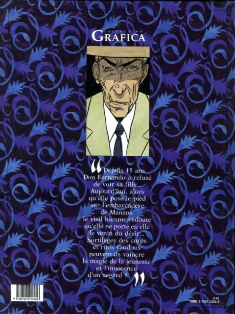Verso de l'album Eva Medusa Tome 1 Toi, le venin