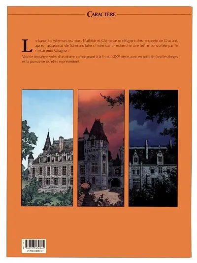Verso de l'album Le Fer et le feu Tome 3 Le Comte de Charlant