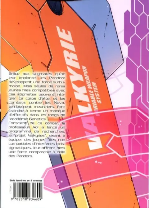 Verso de l'album Freezing : Zero 8