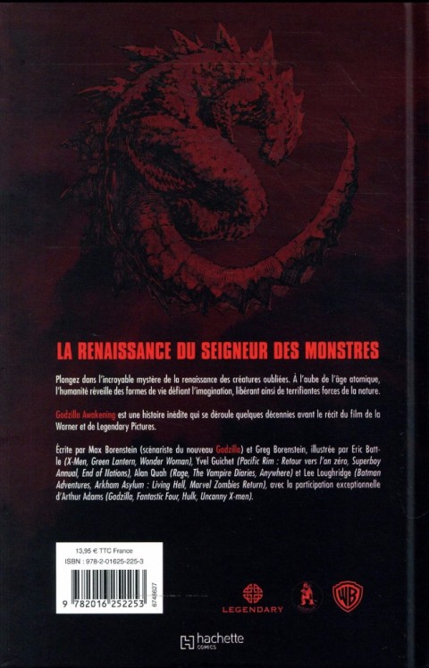 Verso de l'album Godzilla Awakening