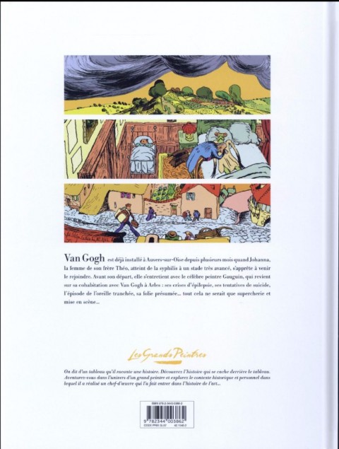 Verso de l'album Les Grands Peintres Tome 10 Van Gogh