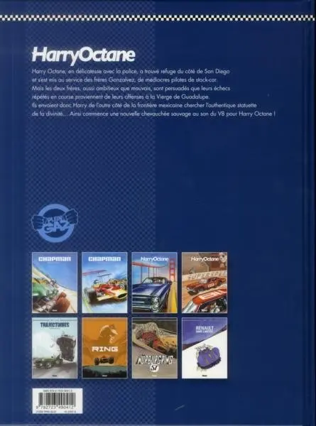 Verso de l'album Harry Octane Tome 2 Virage mystique