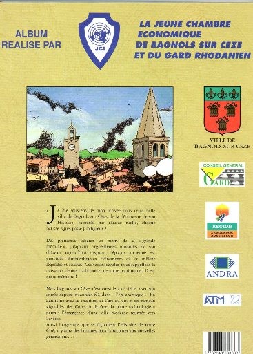 Verso de l'album Histoires des Villes Tome 22 Il était une fois Bagnols sur Cèze et sa région