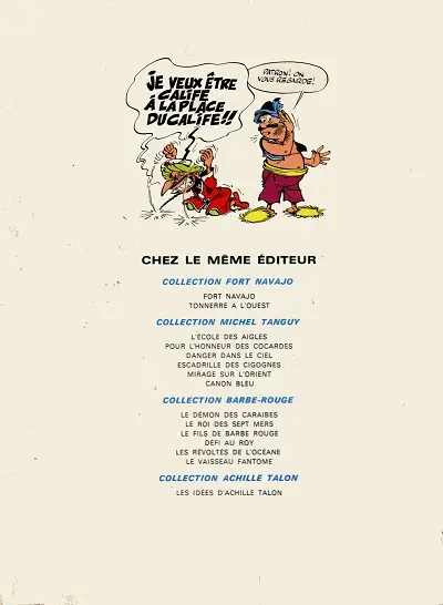 Verso de l'album Iznogoud Tome 1 Le Grand Vizir Iznogoud