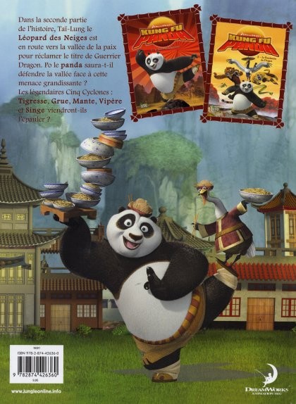 Verso de l'album Kung Fu Panda Tome 2 Le parchemin du dragon