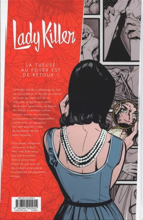 Verso de l'album Lady Killer Tome 2 Les Vices de Miami