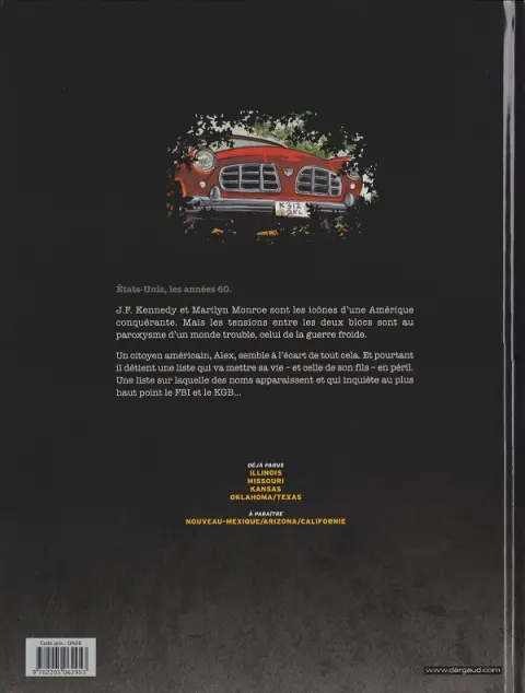 Verso de l'album La Liste 66 Tome 4 Oklahoma/Texas