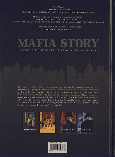 Verso de l'album Mafia story Tome 4 Murder Inc. {2/2}