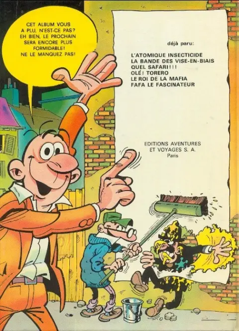 Verso de l'album Mortadel et Filémon Tome 7 Les Jeux Olympiques