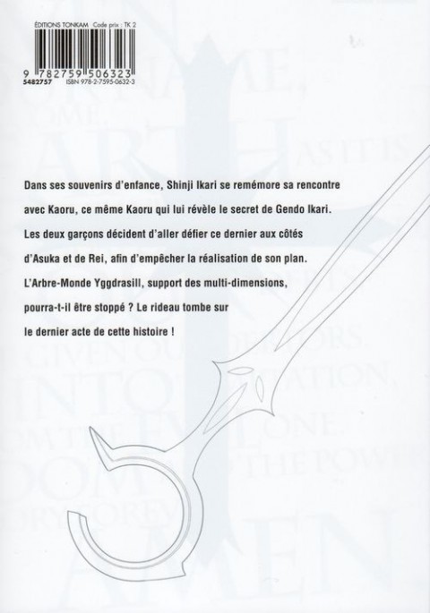 Verso de l'album Neon Genesis Evangelion 4