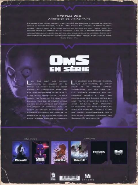 Verso de l'album OmS en série Tome 1 Terr, sauvage