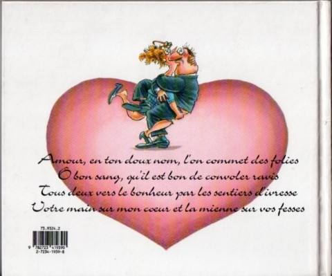 Verso de l'album Poil au Cupidon