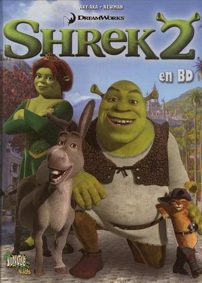 Couverture de l'album Shrek Jungle Kids Tome 2 Shrek 2 en BD